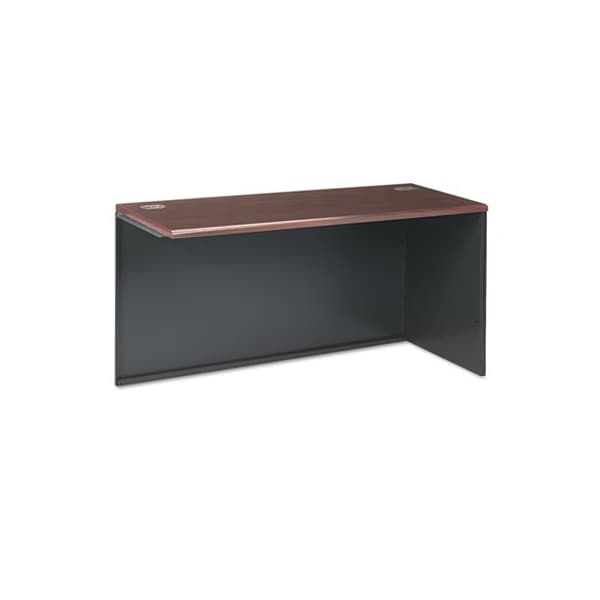 HON, 38000 Series Return Shell, Right, 60w X 24d X 29-1/2h, Mahogany/charcoal